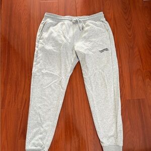 Light Gray Sunday red Joggers with Tiger logo